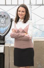 ITALIA RICCI Promotes Designated Survivor at Empire State Building in New York 04/05/2017
