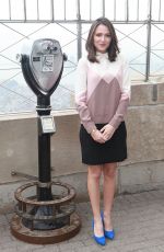 ITALIA RICCI Promotes Designated Survivor at Empire State Building in New York 04/05/2017