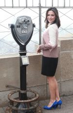 ITALIA RICCI Promotes Designated Survivor at Empire State Building in New York 04/05/2017