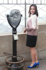 ITALIA RICCI Promotes Designated Survivor at Empire State Building in New York 04/05/2017