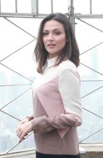 ITALIA RICCI Promotes Designated Survivor at Empire State Building in New York 04/05/2017