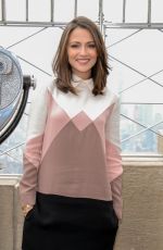 ITALIA RICCI Promotes Designated Survivor at Empire State Building in New York 04/05/2017