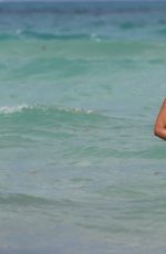 JACKIE CRUZ in Swimsuit at a Beach in Miami 04/27/2017