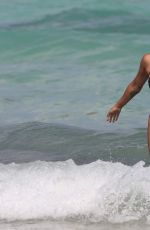 JACKIE CRUZ in Swimsuit at a Beach in Miami 04/27/2017