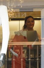 JACQUELINE JOSSA at Suzanne Neville’s Bridal Shop in London 04/20/2017