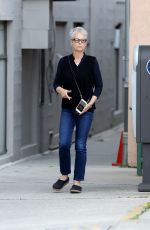 JAMIE LEE CURTIS Out and About in Beverly Hills 04/10/2017