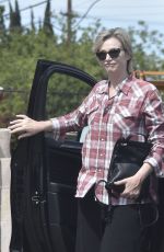 JANE LYNCH Out and About in Los Angeles 04/26/2017