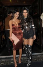 JASMIN WALIA and KAYLEIGH MORRIS at Cafe De Paris in London 04/15/2017