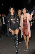 JASMIN WALIA and KAYLEIGH MORRIS at Cafe De Paris in London 04/15/2017