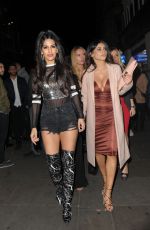 JASMIN WALIA and KAYLEIGH MORRIS at Cafe De Paris in London 04/15/2017