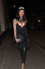 JEMMA LUCY Arrives at San Carlo Restaurant in Manchester 04/21/2017