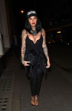 JEMMA LUCY Arrives at San Carlo Restaurant in Manchester 04/21/2017