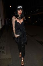 JEMMA LUCY Arrives at San Carlo Restaurant in Manchester 04/21/2017
