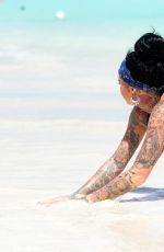 JEMMA LUCY in Bikini at a Beach in Span 04/12/2017 