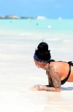 JEMMA LUCY in Bikini at a Beach in Span 04/12/2017 