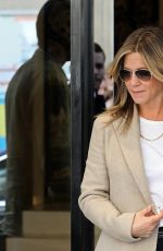 JENNIFER ANISTON and Justin Theroux Leaving Chanel Store in Paris 04/12/2017