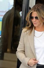 JENNIFER ANISTON and Justin Theroux Leaving Chanel Store in Paris 04/12/2017