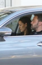 JENNIFER GARNER and Ben Affleck Driving Out in Los Angeles 04/21/2017