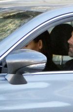 JENNIFER GARNER and Ben Affleck Driving Out in Los Angeles 04/21/2017