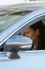 JENNIFER GARNER and Ben Affleck Driving Out in Los Angeles 04/21/2017
