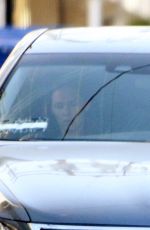 JENNIFER GARNER and Ben Affleck Driving Out in Los Angeles 04/21/2017