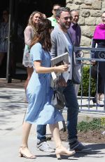 JENNIFER GARNER and Ben Affleck Leaves Church in Pacific Palisades 04/16/2017