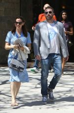 JENNIFER GARNER and Ben Affleck Leaves Church in Pacific Palisades 04/16/2017