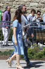 JENNIFER GARNER and Ben Affleck Leaves Church in Pacific Palisades 04/16/2017