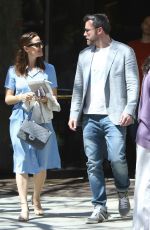 JENNIFER GARNER and Ben Affleck Leaves Church in Pacific Palisades 04/16/2017