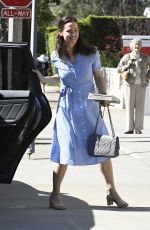 JENNIFER GARNER Arrives at Church in Brentwood 04/16/2017