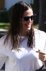 JENNIFER GARNER in Skirt Out in Los Angeles 04/02/2017