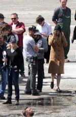 JENNIFER LAWRENCE on the Set of Red Sparrow 04/25/2017