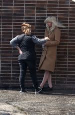 JENNIFER LAWRENCE on the Set of Red Sparrow 04/25/2017