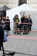 JENNIFER LAWRENCE on the Set of Red Sparrow in Vienna 04/29/2017