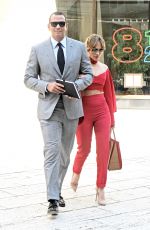 JENNIFER LOPEZ and Alex Rodriguez at Brasserie 8 1/2 in New York 04/03/2017
