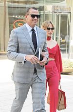JENNIFER LOPEZ and Alex Rodriguez at Brasserie 8 1/2 in New York 04/03/2017