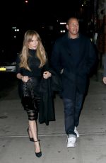 JENNIFER LOPEZ and Alex Rodriguez at Il Mulino in New York 04/02/2017