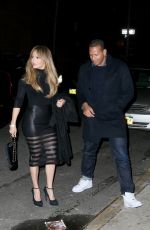 JENNIFER LOPEZ and Alex Rodriguez at Il Mulino in New York 04/02/2017