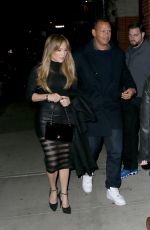 JENNIFER LOPEZ and Alex Rodriguez at Il Mulino in New York 04/02/2017