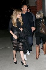 JENNIFER LOPEZ and Alex Rodriguez at Il Mulino in New York 04/02/2017