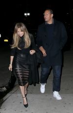 JENNIFER LOPEZ and Alex Rodriguez at Il Mulino in New York 04/02/2017