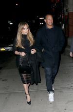 JENNIFER LOPEZ and Alex Rodriguez at Il Mulino in New York 04/02/2017