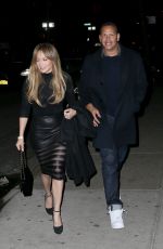 JENNIFER LOPEZ and Alex Rodriguez at Il Mulino in New York 04/02/2017