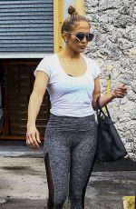 JENNIFER LOPEZ and Alex Rodriguez Leaves a Gym in Miami 04/20/2017