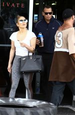 JENNIFER LOPEZ and Alex Rodriguez Leaves a Gym in Miami 04/20/2017