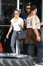 JENNIFER LOPEZ and Alex Rodriguez Leaves a Gym in Miami 04/20/2017
