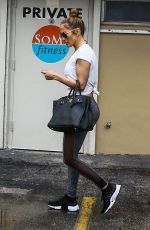 JENNIFER LOPEZ and Alex Rodriguez Leaves a Gym in Miami 04/20/2017