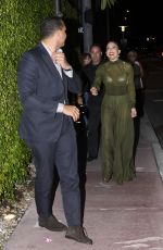 JENNIFER LOPEZ and Alex Rodriguez Out for Dinner in Miami 04/21/2017