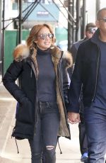 JENNIFER LOPEZ and Alex Rodriguez Out in New York 04/02/2017