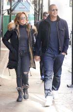 JENNIFER LOPEZ and Alex Rodriguez Out in New York 04/02/2017
